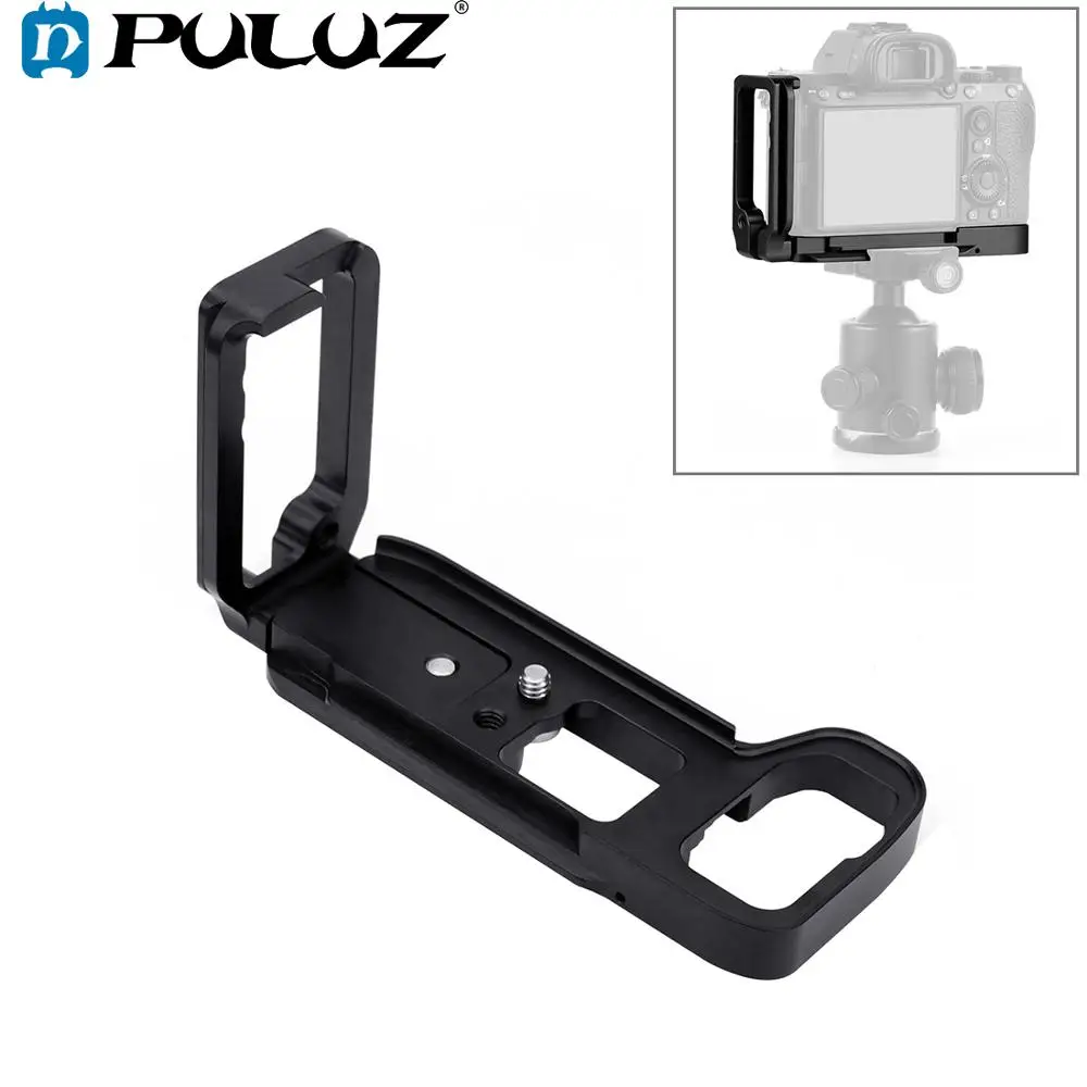 

PULUZ 1/4 inch Vertical Shoot Quick Release L Plate Bracket Base Holder for A9 (ILCE-9) / A7 III/ A7R III