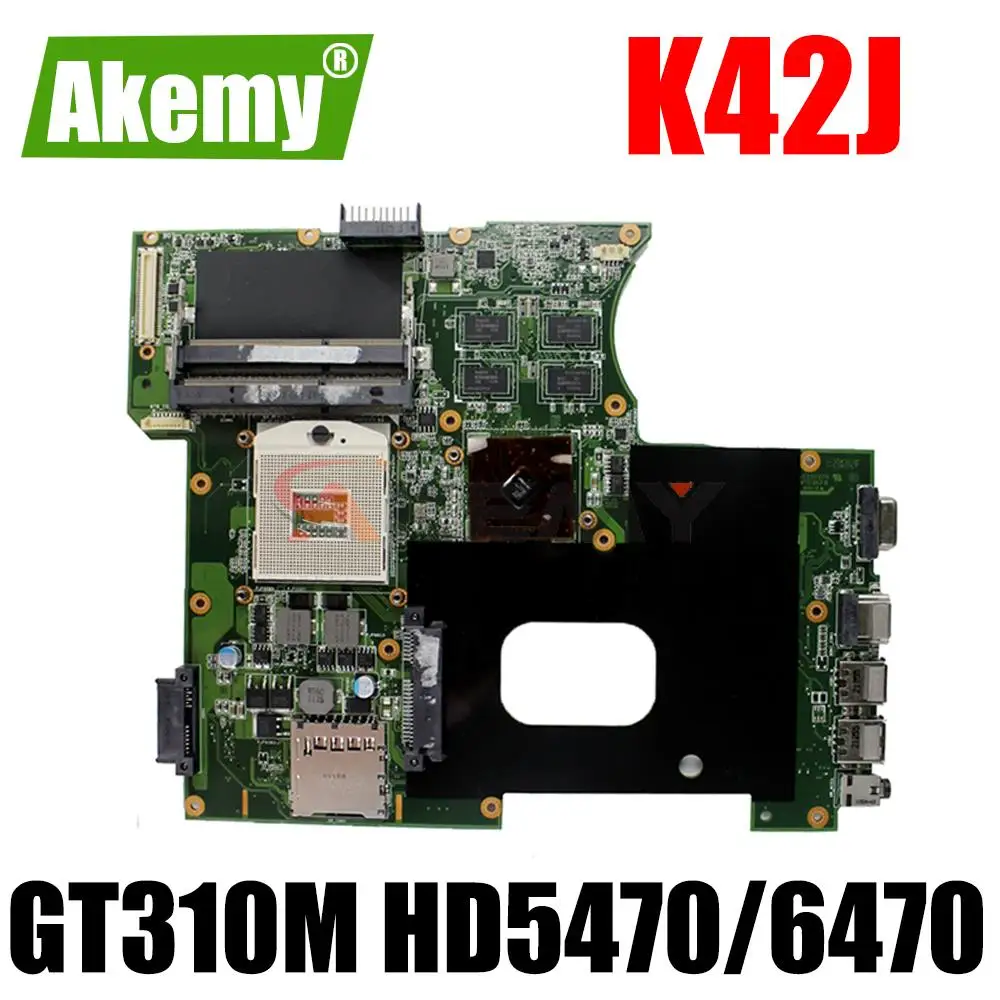 Материнская плата K42J или ASUS K42JC K42JR K42JY K42JZ K42JE X42J A42J A40J ноутбука GT310M HD5470 HD6470 GPU |