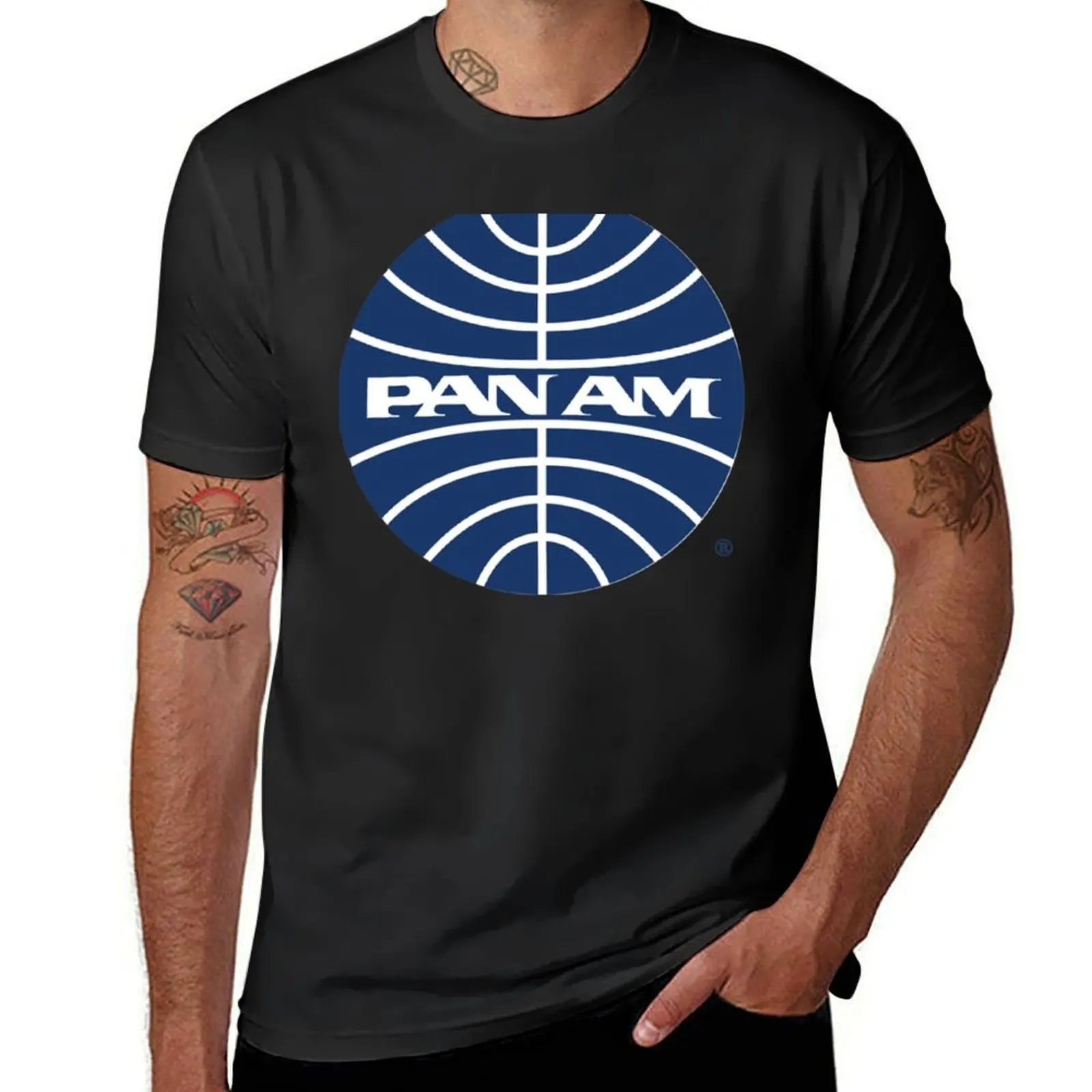 Мужская футболка для тренировок Pan Am Mid 1950s