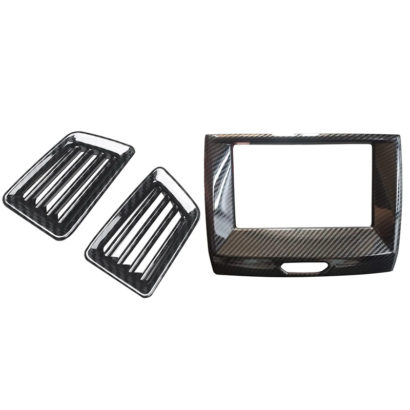 

Side Air Conditioning Dashboard Vent Cover For Ford Ranger Everest Endeavour 2015 - 2021 & Inner Center Navigation Cover