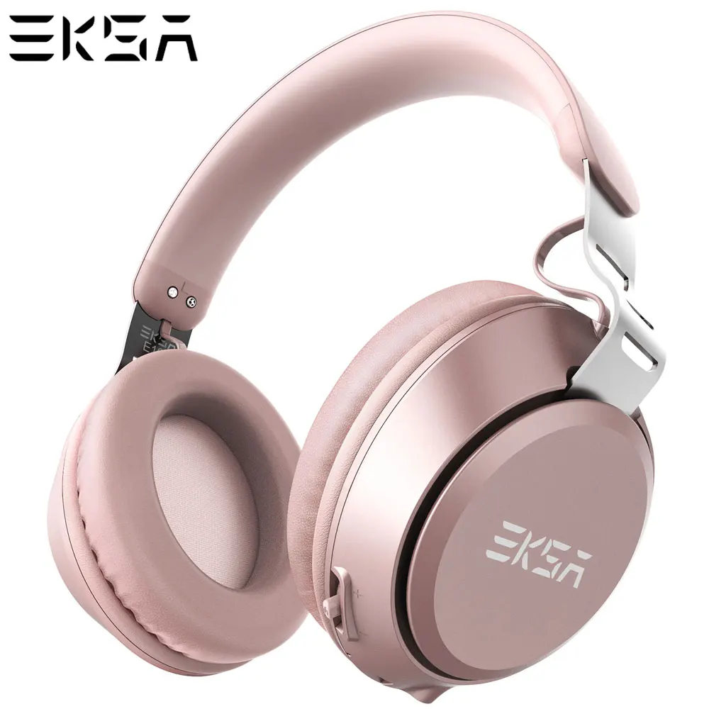 

EKSA Wireless Earphones Bluetooth 5.0 Headphone with Mic Bult-in Stereo Over-ear Headset Calling Handsfree Headset For Phone