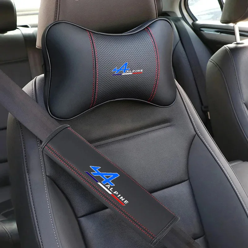 Фото Подушка-подголовник для автомобильного сиденья с логотипом Alpine, для Kadjar, Twingo, Megane, Scenic, Espace, Kangoo, Clio №1
