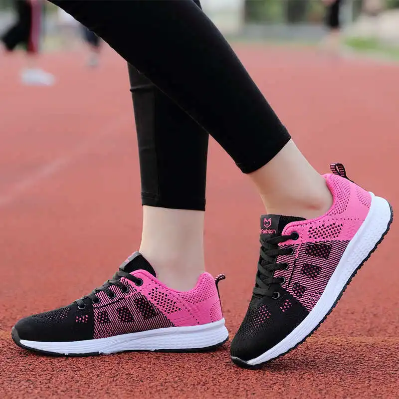 

Women's Sports Shoes Brands Ankle High Top Sneakers Fashion Tennis 2021 Woman Sport Socks Sneakers Sport Woman Running Tennis