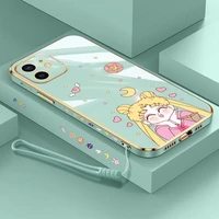 2022 new sailor moon phone case for iphone 13 12 11 pro max mini xr xs max x 8 7 6 plus se 2020 back cover 6 colors