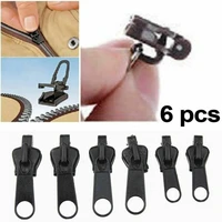 6pc 3sizes universal instant fix zipper repair kit replacement zip slider teeth rescue new design zippers sewing clothes diy sew