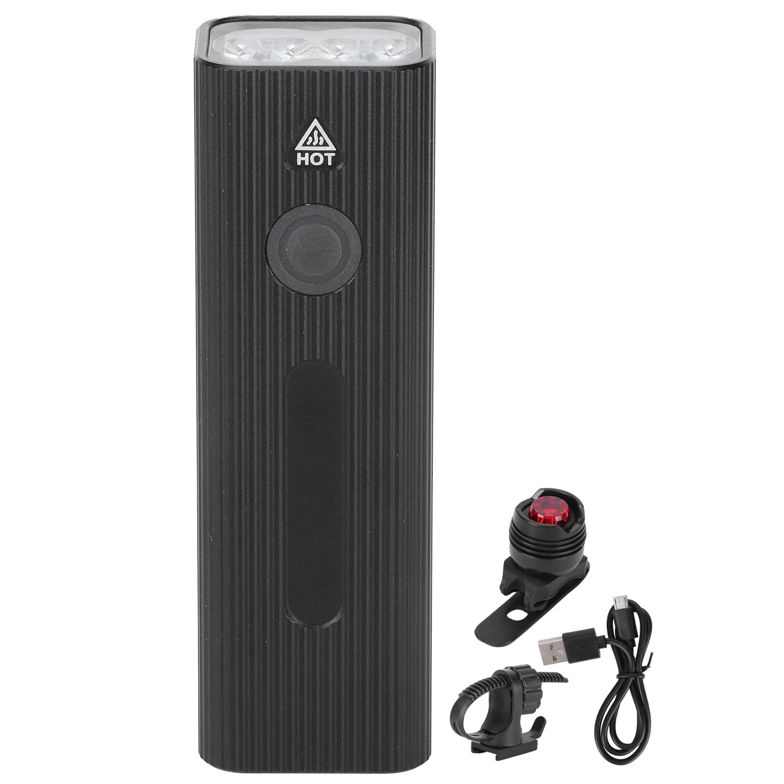 

Dual LED Bicycle Light Taillight IPX5 USB Charging Highlight Lamp Cycling Accessory