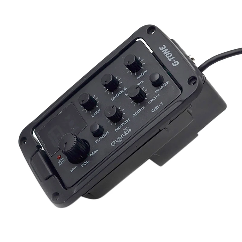 

Cherub GB-1 Acoustic Guitar Preamp Guitar Equalizer 3-Band EQ Equalizer With Piezo Pickups