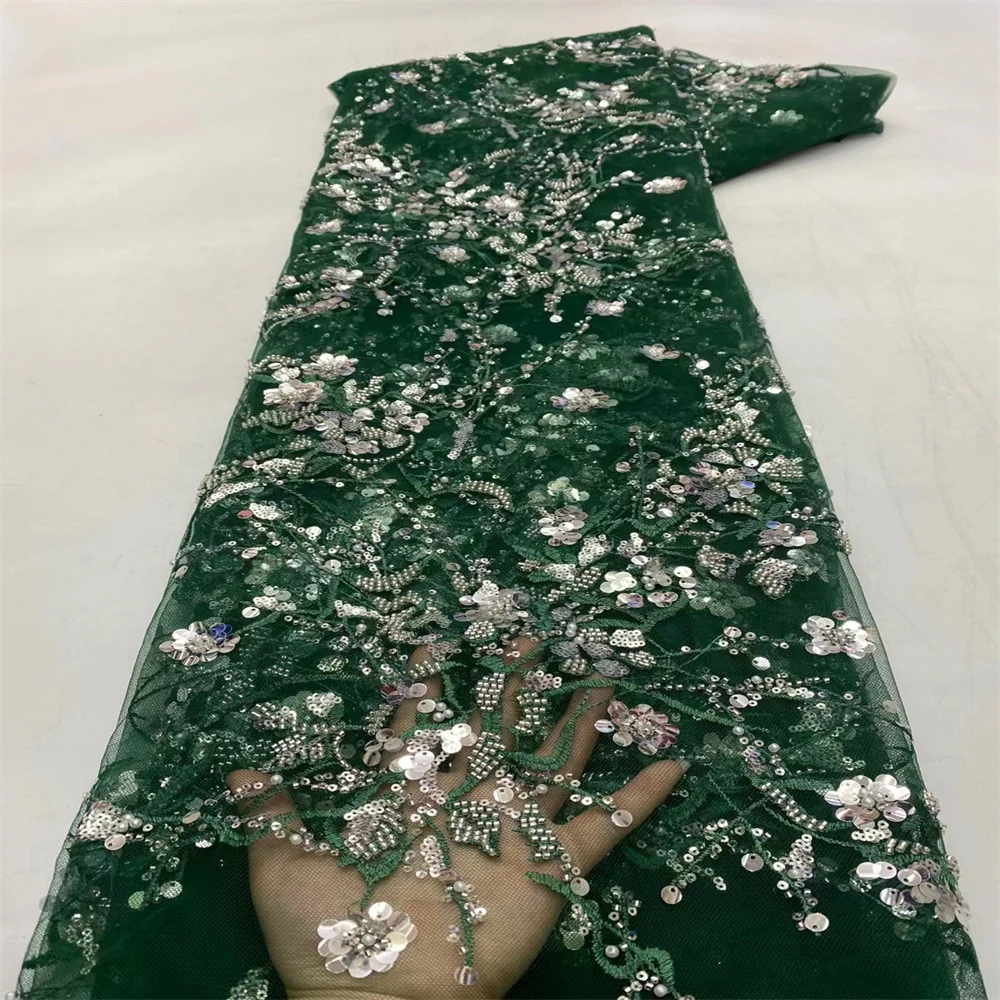 

2022 французское Африканское Тюлевое кружево, ткани, кружевная ткань для нигеривечерние, вышивка блестками, сетчатая кружевная ткань для пла...