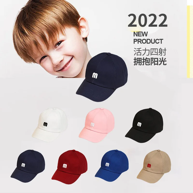 

Baby Hat Batch Thin Section Girl Letter Sunshade Peaked Cap Boy Korean Sunscreen Hat Children's Baseball Cap