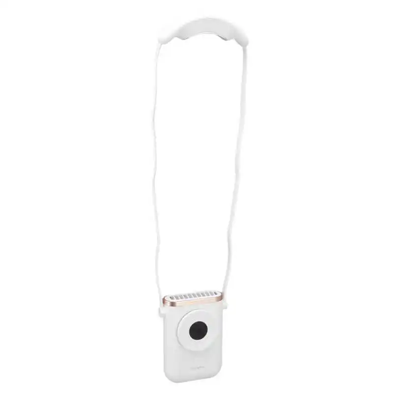 

Necklace Fan 1.5S Quick Cooling Portable Mini Semiconductor Refrigeration Leafless White Necklace Fan for Office Outdoor