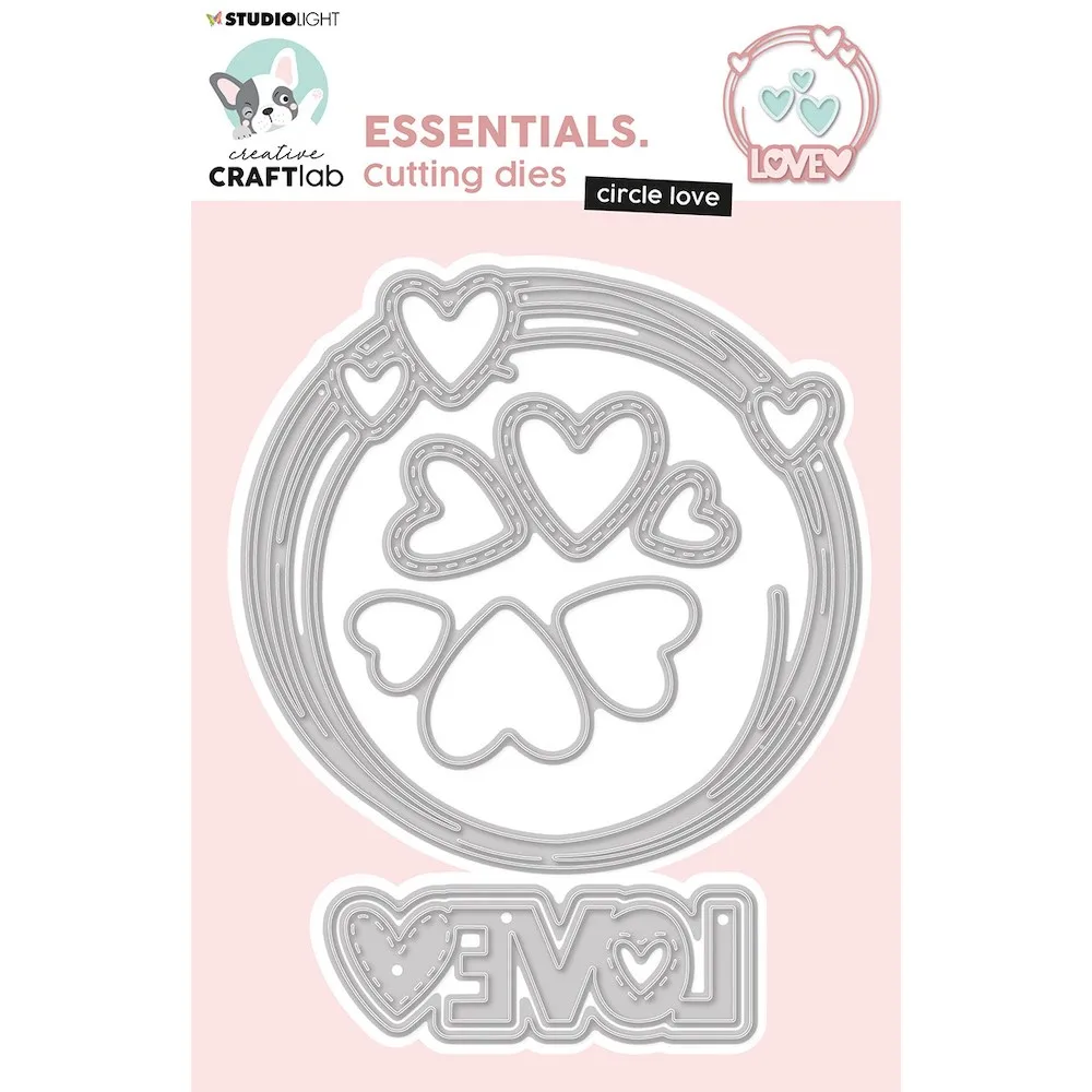 

Металлические Вырубные штампы Circle LOVE для «сделай сам», скрапбукинг, ремесла, фотоальбом, шаблон, украшение ручной работы, новинка 2023