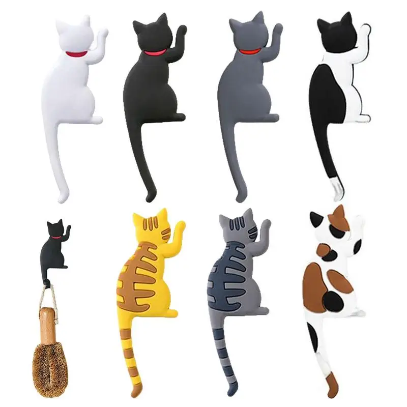 

7 шт., держатель для полотенец в виде кошки