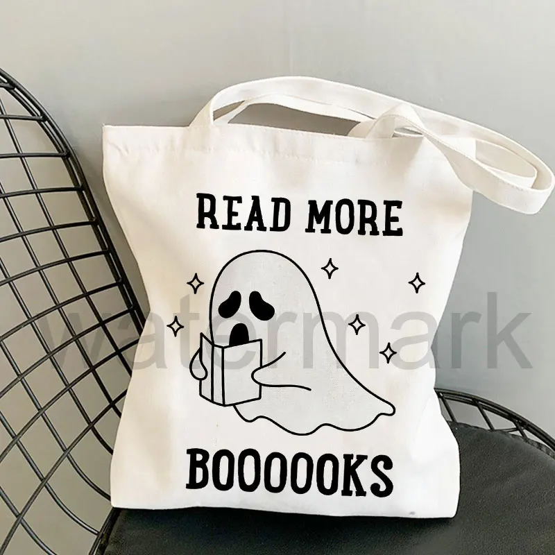 

Cool Halloween Ghost Shopping Tote Bag Boo Ghost Tote Bag Halloween Boo shopper Ghost Costume Holographic Halloween Gift Costume