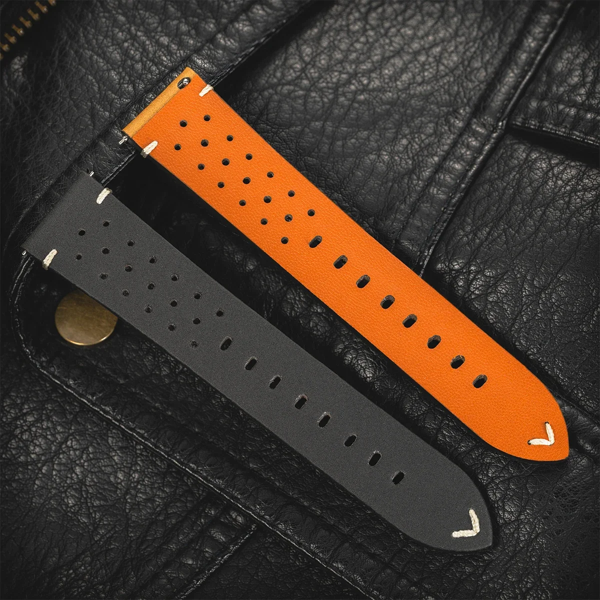 Кожаный ремешок для часов Samsung Galaxy 2022 мм цвет в ассортименте