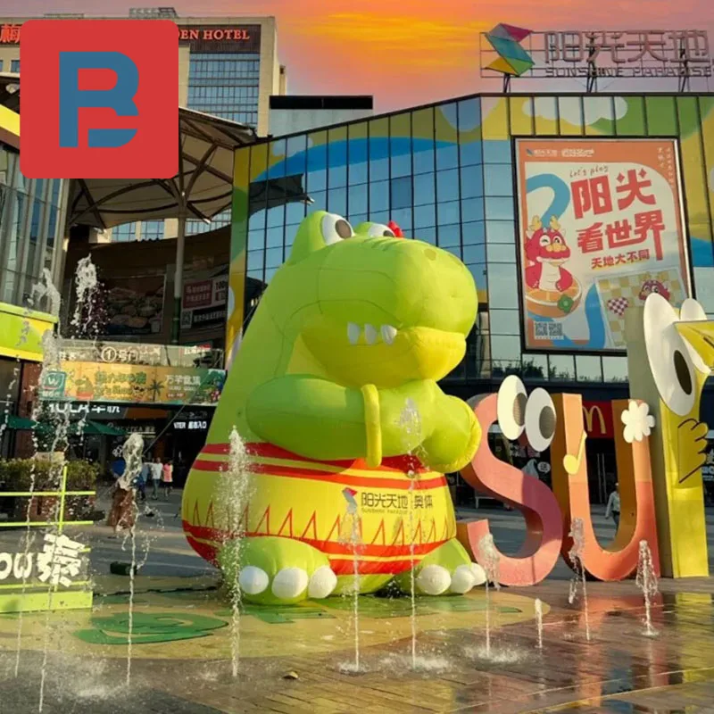 Надувной мультяшный летний кокосовый пляжный стиль для бара сцены уличного