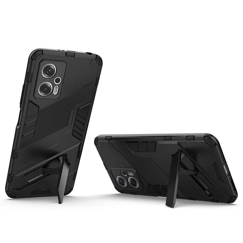 For Poco X4 GT Cover Case For Poco X4 GT Coque Shell Fundas Armor Shockproof Hard Stand PC Phone Bumper For Poco X4 GT