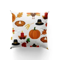50 145cm thanksgiving harvest theme print polyster cotton fabric for diy pillow quilt crafting materials