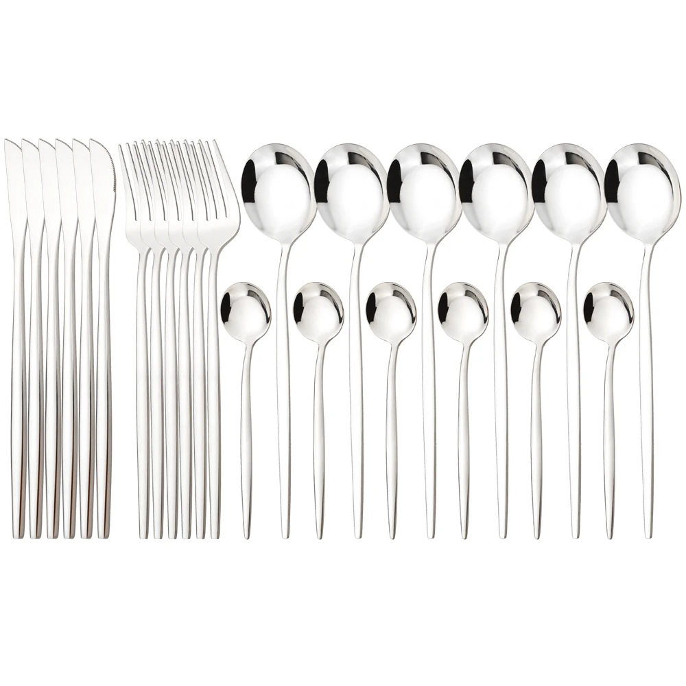 

Набор столовых приборов HELOTIC из нержавеющей стали 24 шт