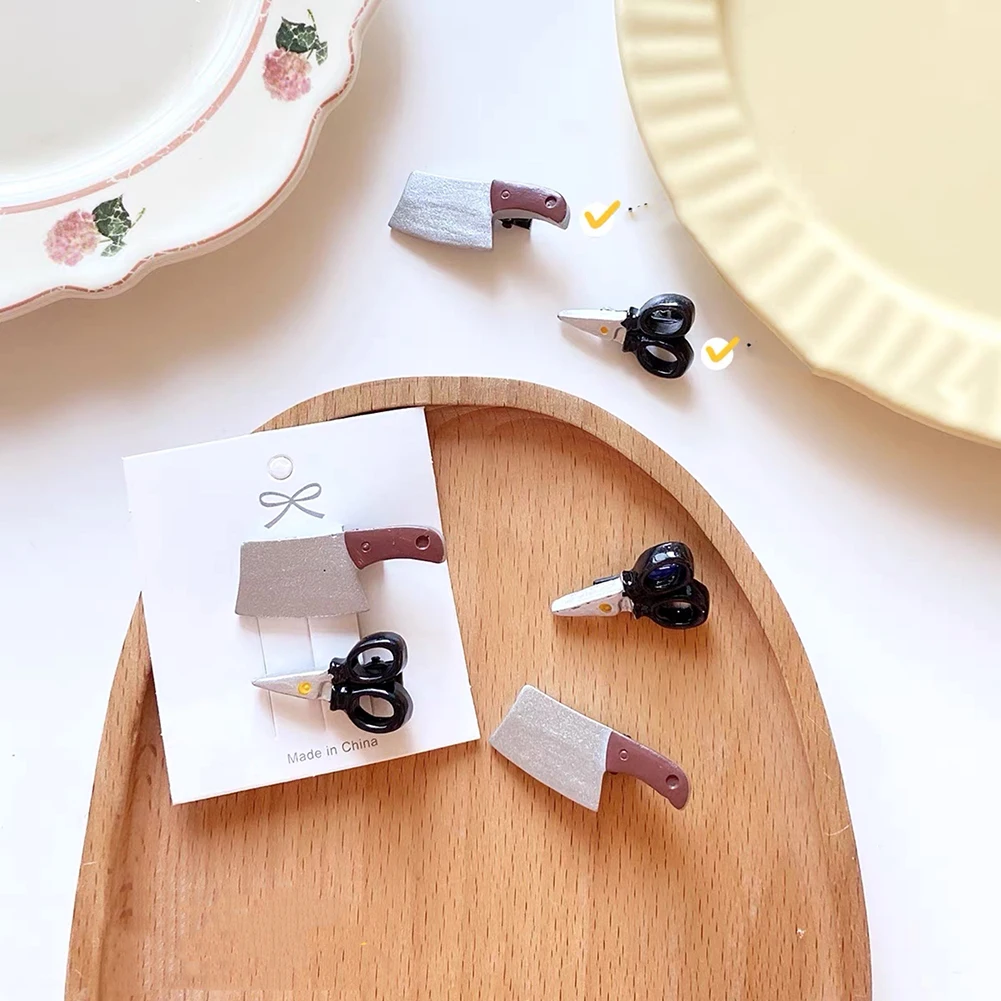 

Scissors Hairpin Hair Clamps Crab Barrettes Gripper Duckbill Clip Hold Hair Accessories Funny Hair Clips Grip Duckbill Clip