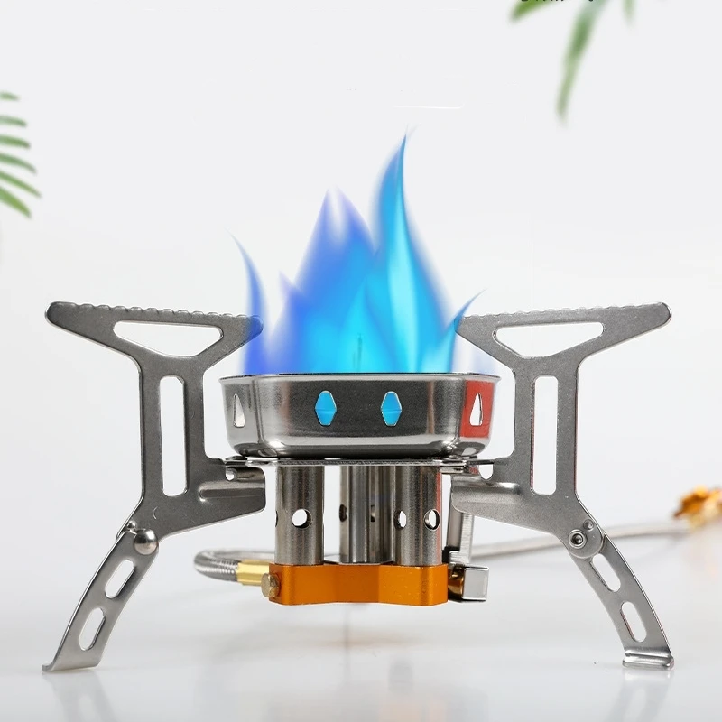 

Camping Tourist Burner Big Power Gas Stove Cookware Portable Furnace Picnic Barbecue Tourism Supplies Outdoor recreation