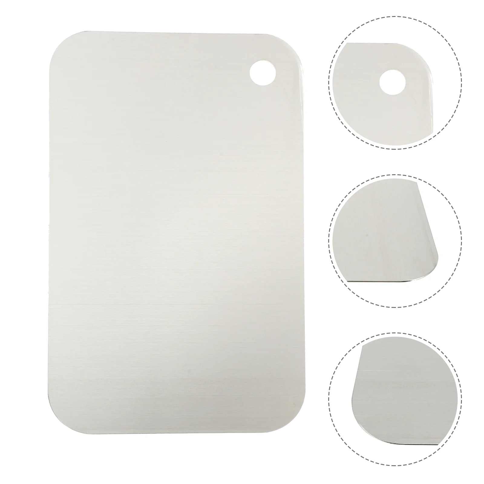 

Cutting Board Chopping Block Kitchen Steel Stainless Boards Fruit Metal Modern Square Cooking Mats Large Hanging Butcher