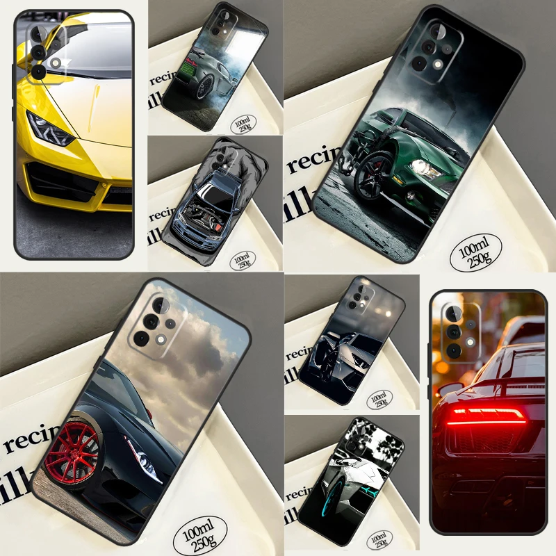 

Sport Cars Male Men Case For Samsung Galaxy A12 A13 A14 A32 A33 A34 A52 A53 A54 A50 A52S A11 A31 A51 A71 Cover