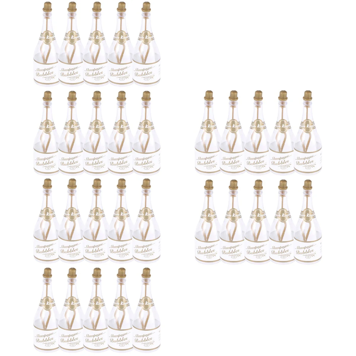 

30 шт., детские пластиковые бутылки для шампанского, 9,5x3x3 см