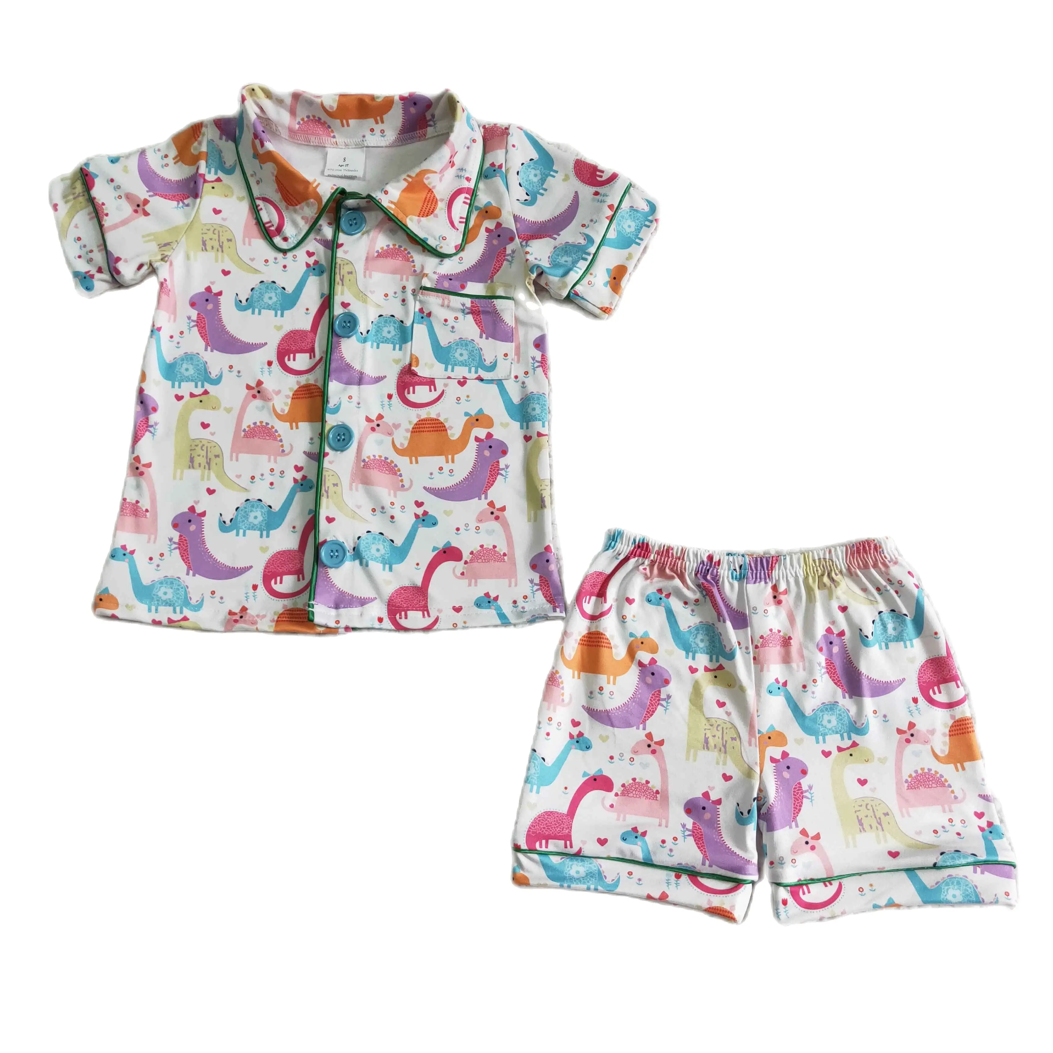 

Одежда для маленьких девочек, топ с коротким рукавом и шорты, 2 предмета, Детская летняя эксклюзивная одежда