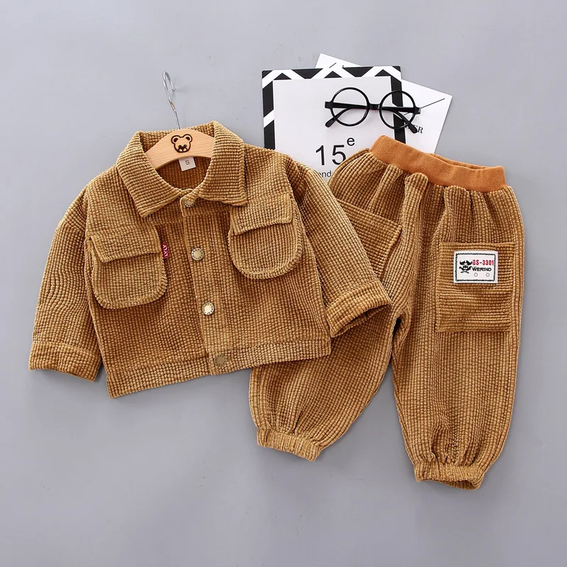 

Boys Clothes Sets Spring Autumn For 1 2 3 4 Years Children Jackets Pants 2pcs Tracksuits Baby Outfits Kids Casual Suit 2022 New