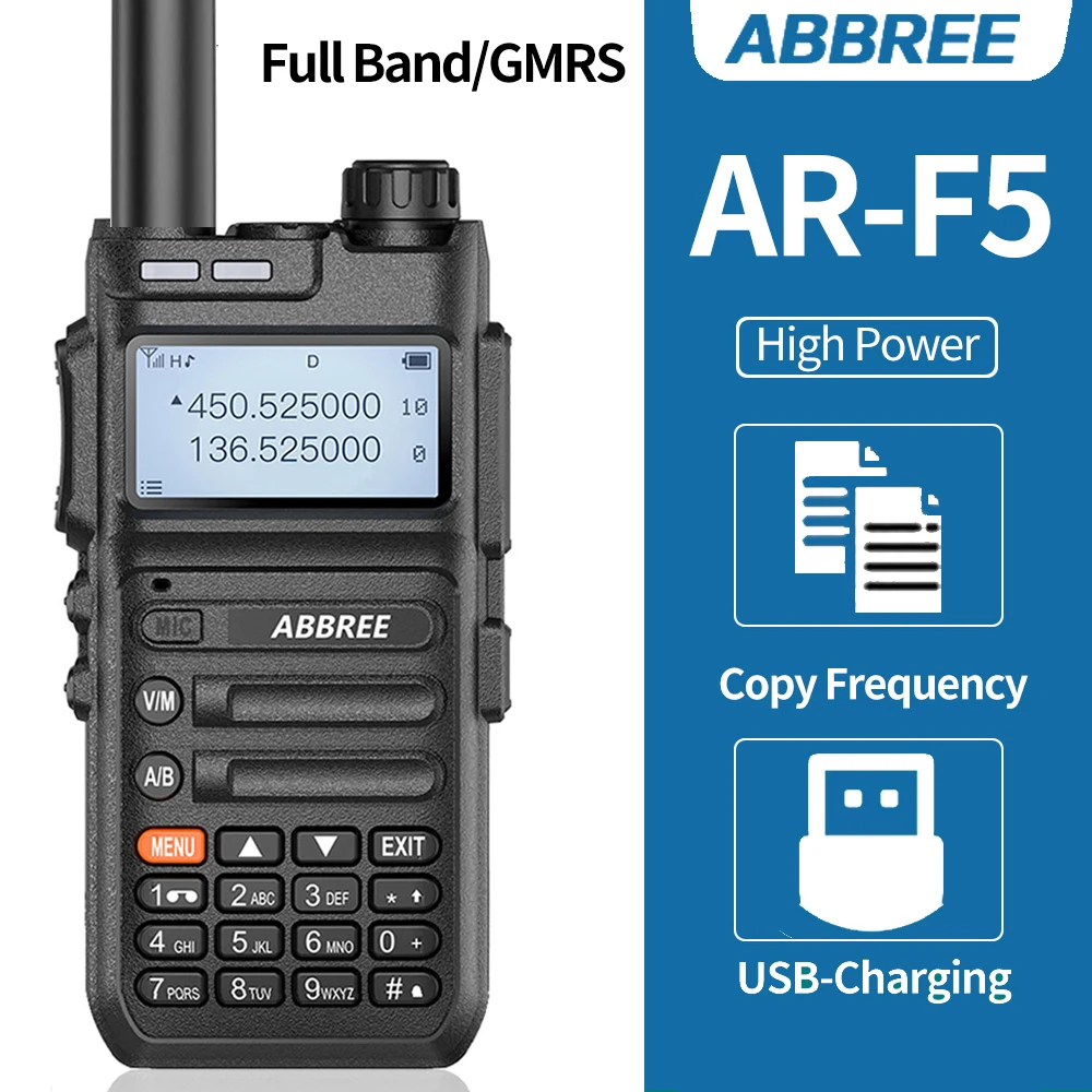 Сканер ABBREE AR-F5 портативная рация с автоматической беспроводной частотой