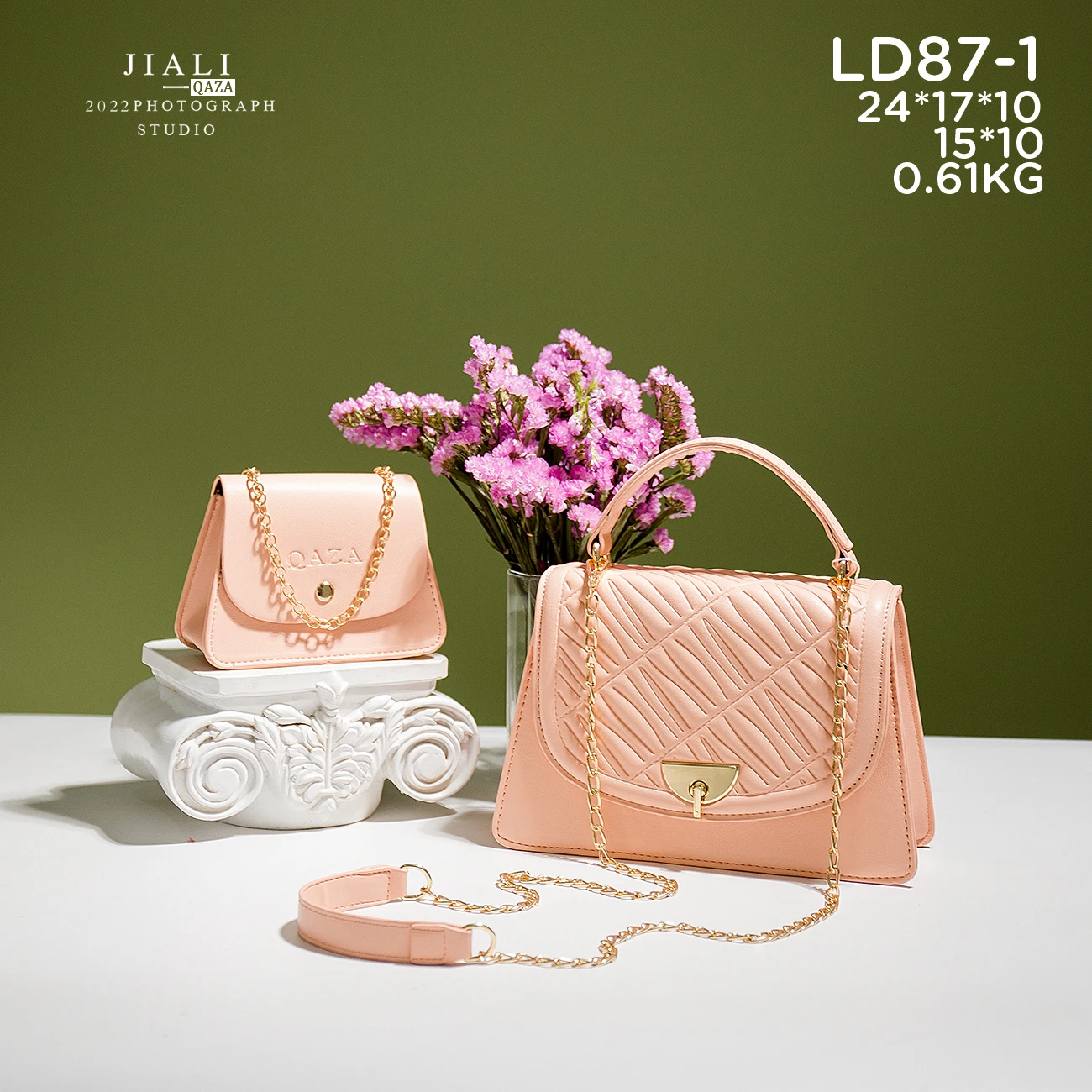 

2 Pieces Handbag Set High Quality 2 Pieces New Style Pu Leather Bag For Women Purses Lady Office Handbag Set