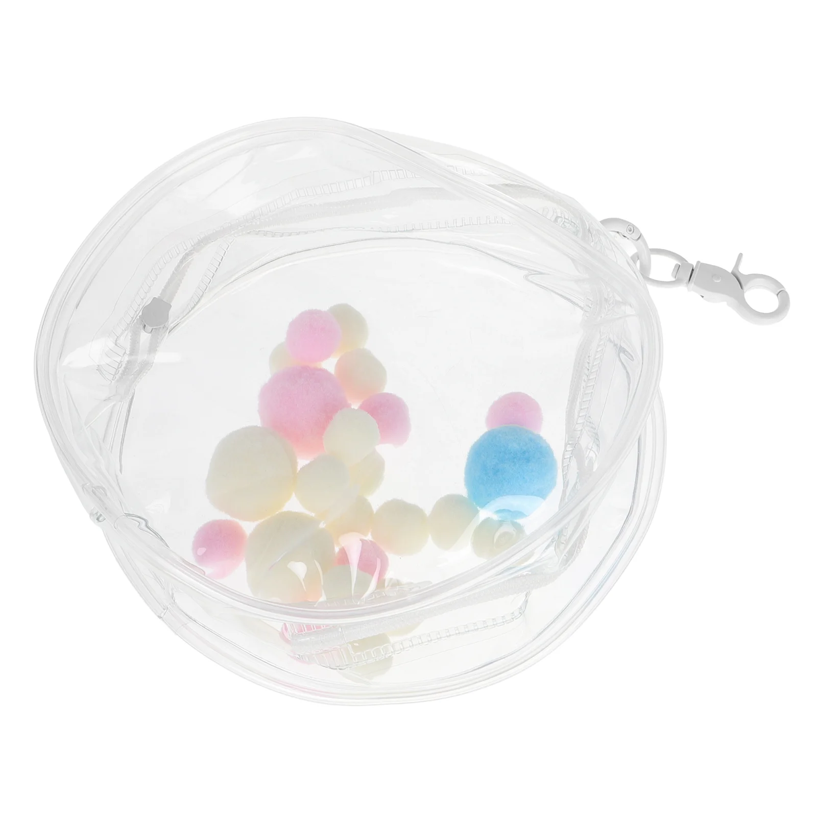 Сумка мини-кошелек-органайзер рюкзак брелок прозрачная витрина портативная