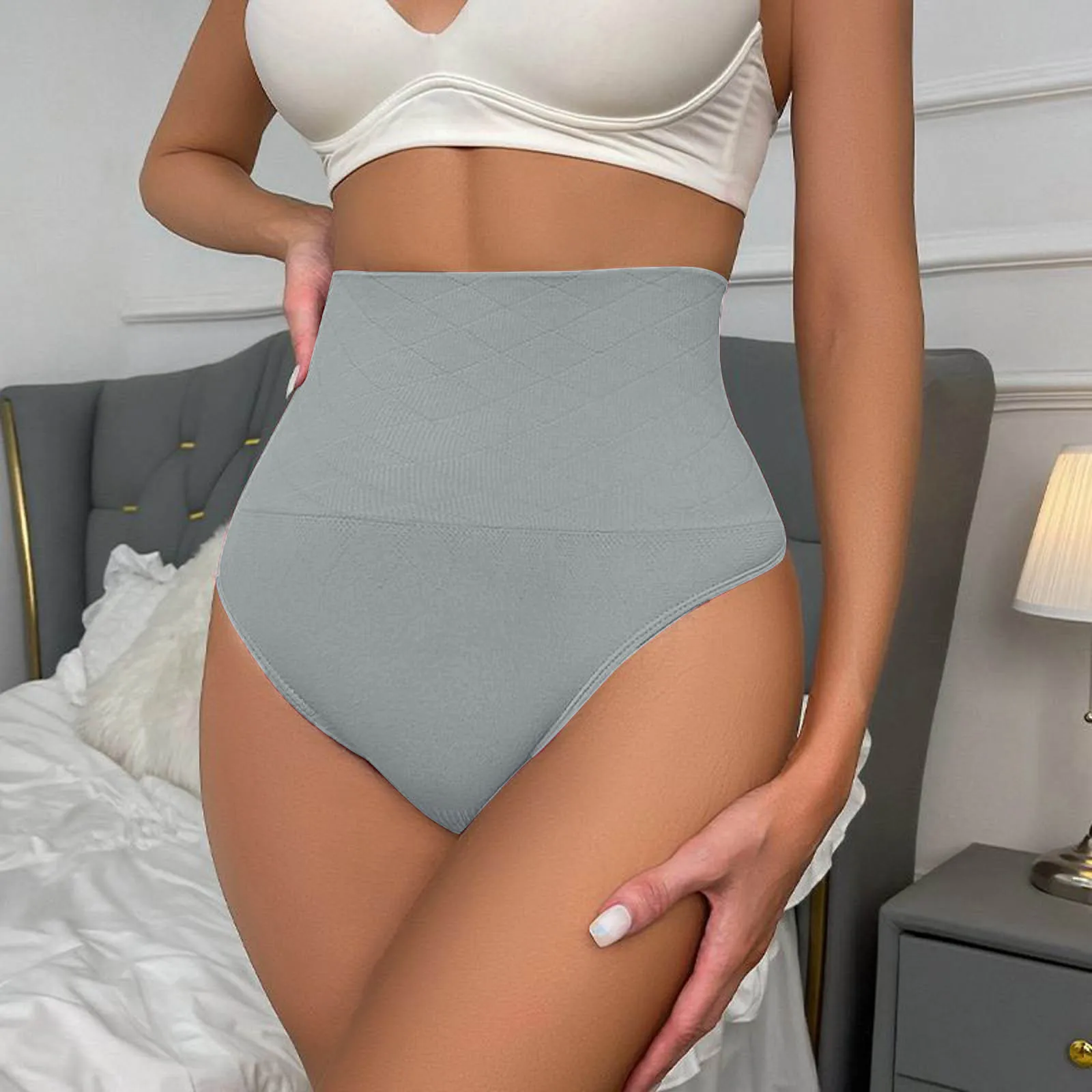 Бесшовные шорты для коррекции фигуры с высокой талией трусики сексуальные трусы