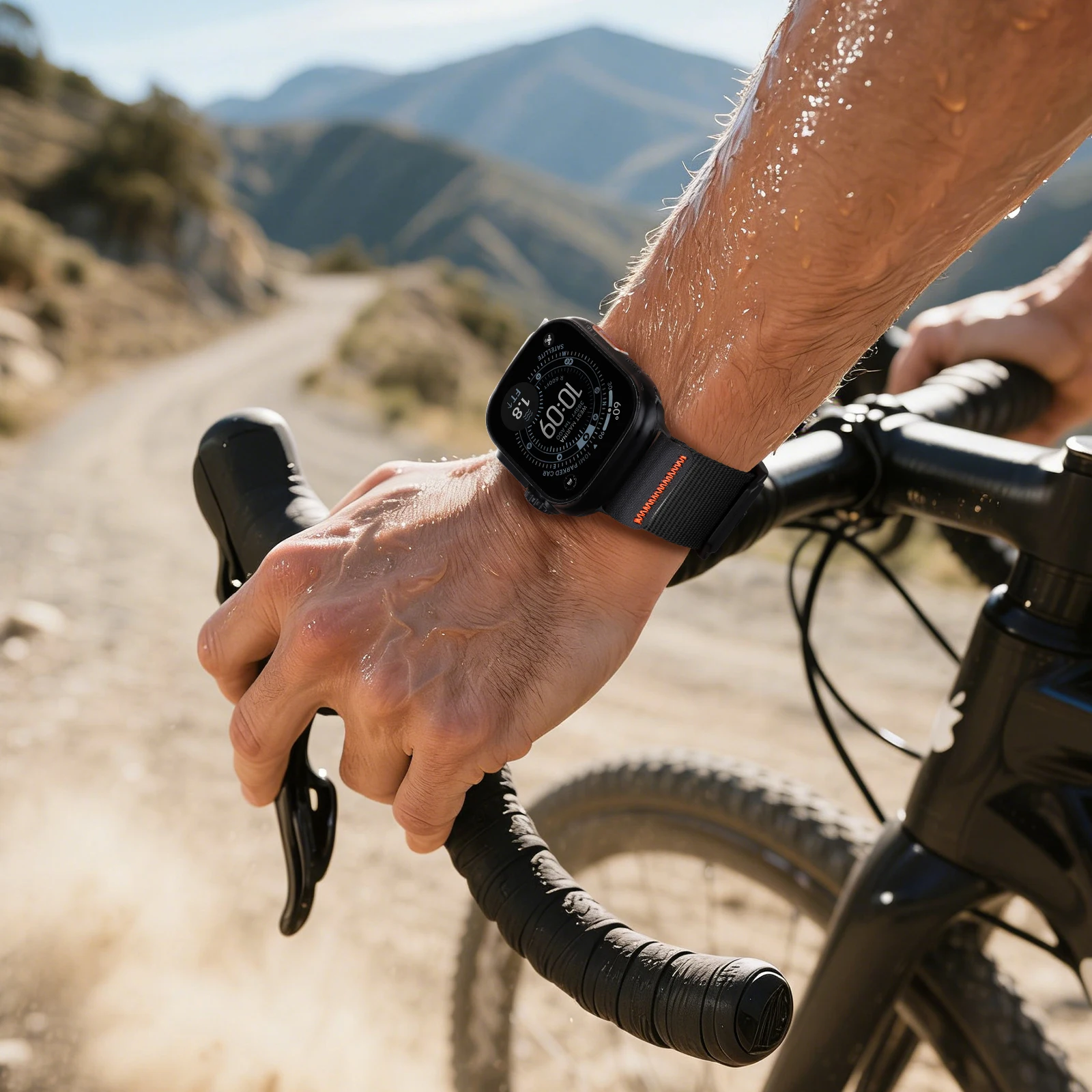 Нейлоновый ремешок для Apple Watch Series 11109876SEUltra 3, 49 мм, 46 мм, 45 мм, 44424140 мм, браслет, ремешок для iWatch (art.: 3920d4a7e60d7) - 3920d4a7e60d7