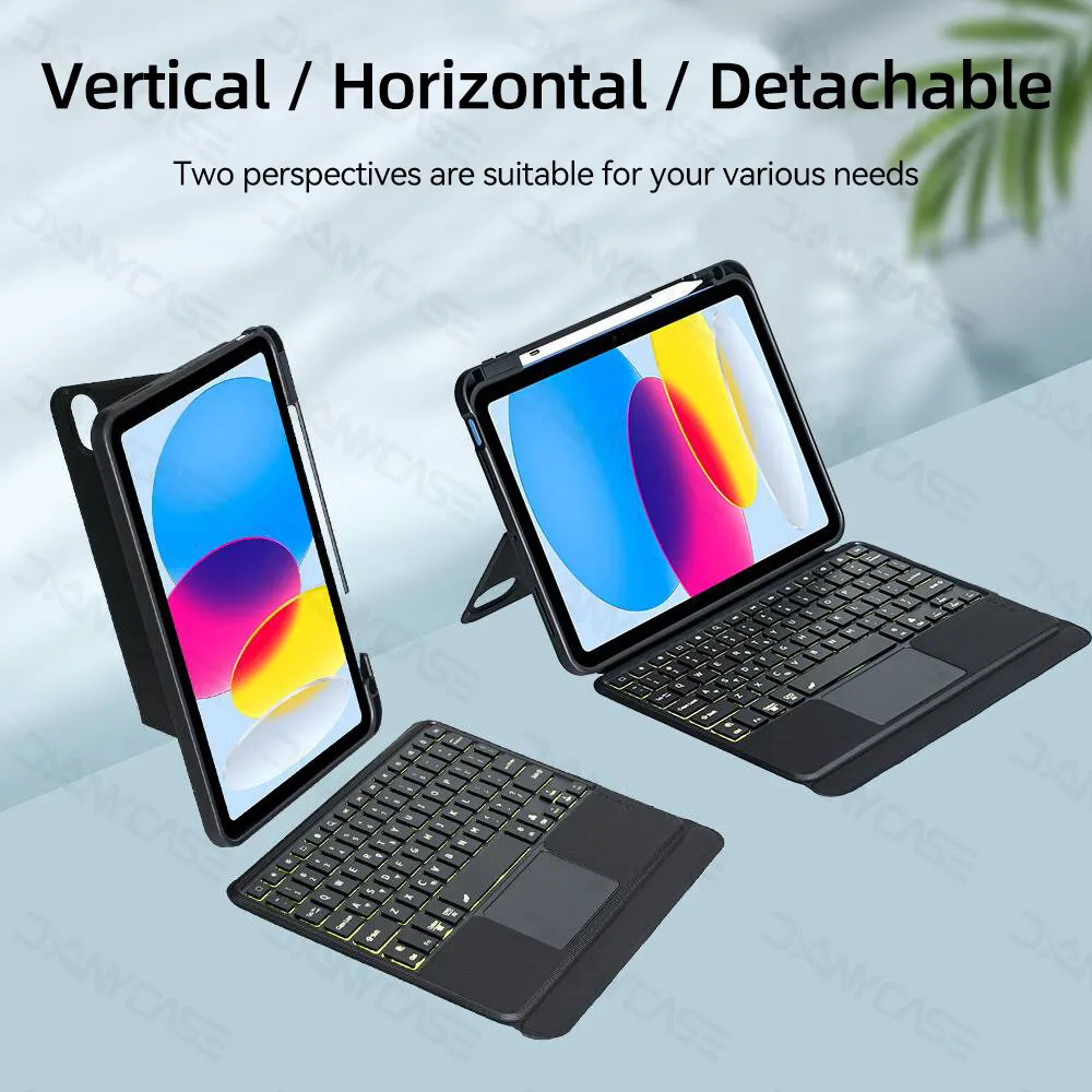 Фото Волшебная клавиатура HANSONG для iPad Air 11/13 M2 2024 Pro 11/13 M4 для Air 4/5 10,9 10th 7/8/9th 10,2 Pro 11 12,9 Mini 6, чехол для телефона №5