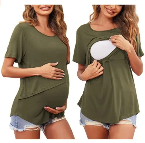 

2022 new high quality women T-shirt Maternity T-Shirt