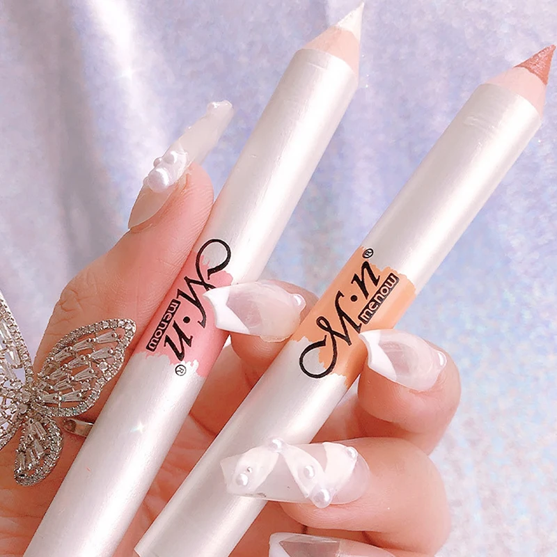 Хайлайтер с двойной головкой карандаш для теней век матовый перламутровый