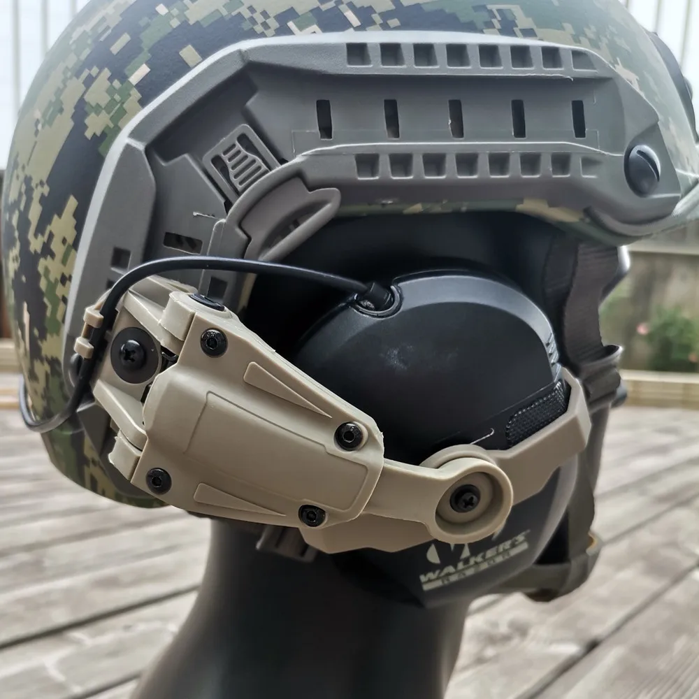 TCIHEADSET Tactical Helmet Wendy/ARC Rail Adapter for Walker's Razor Electronic Hearing Protection Shooting Headset Accessories
