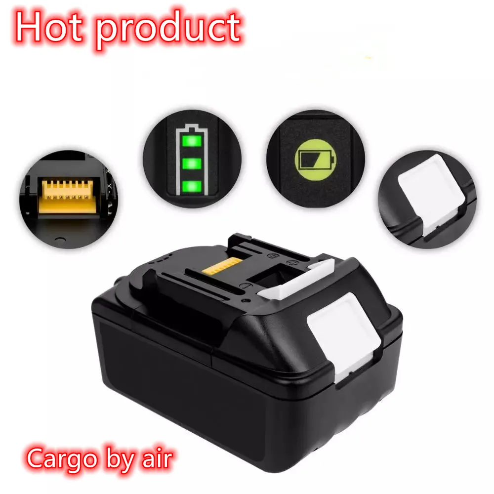 

Аккумуляторная батарея 18 в для инструментов электрических инструментов Makita, сменная батарея 6000 мАч со светодиодами для литий-ионных аккуму...