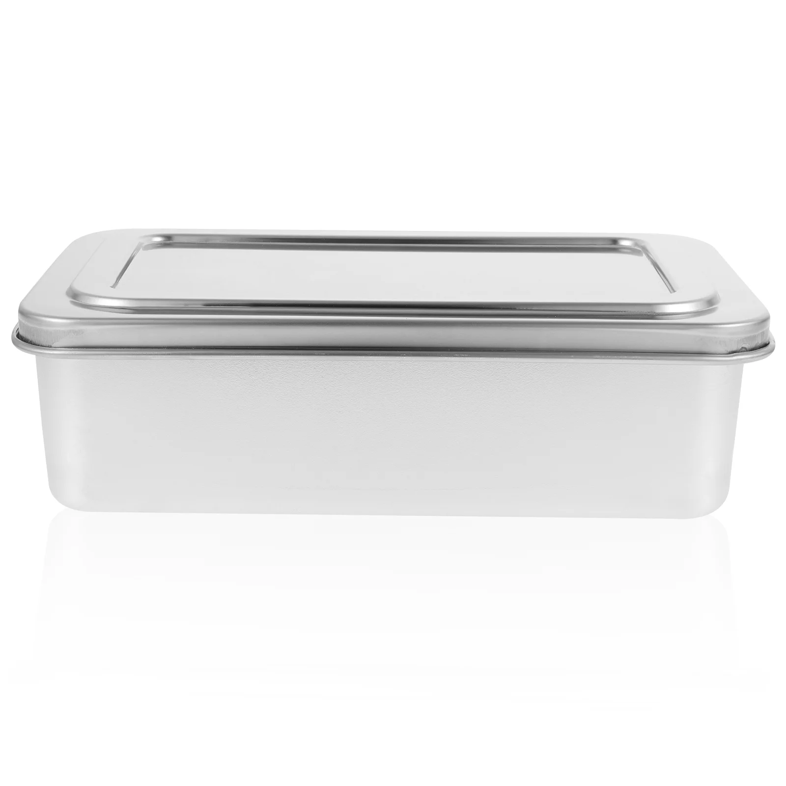 

Covered Baking Tray Bread Pan Cake Oven Metal Rectangular For Restaurant Stainless Steel Wear-resistant Pancake Bins with lid