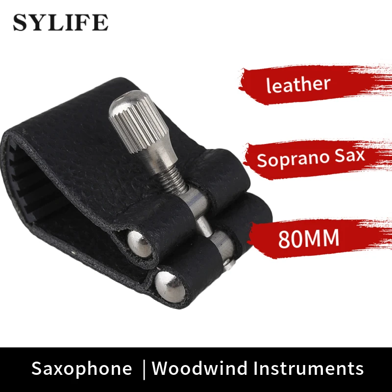 

New Black Plastic Bb Soprano Sax Mouthpieces Ligature