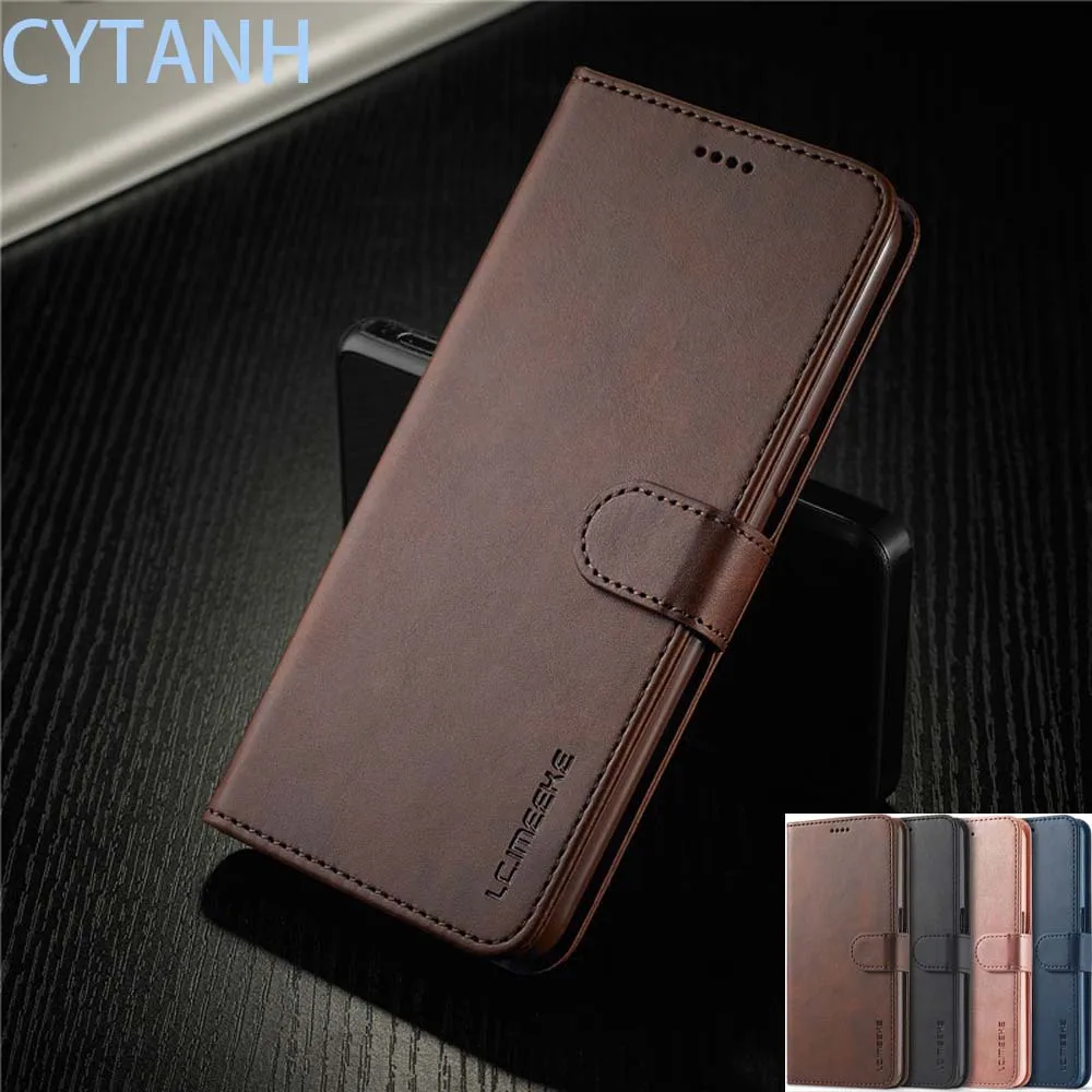 

Флип-чехол для Realme C3, кожаный роскошный флип-чехол для Realme C3