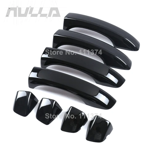 Накладки на дверные ручки из АБС-пластика под карбон для MG MG5, 5 HS, ZS, EV, EZS, ZX, ZST, VS 2017, 2018, 2020, 2021, 2022, 2023, 2024