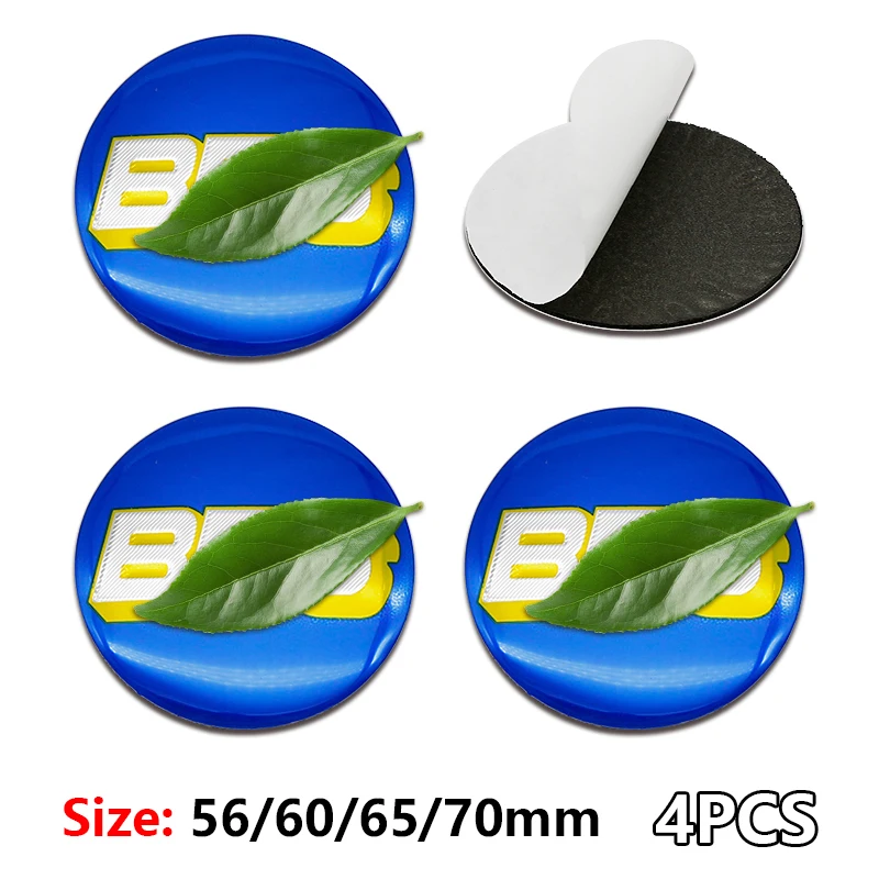 

4 шт. для центральной наклейки шины BBS 56 мм/60 мм/65 мм/70 мм, крышка автомобильной ступицы, украшенная модифицированной наклейкой на автомобиль BBS