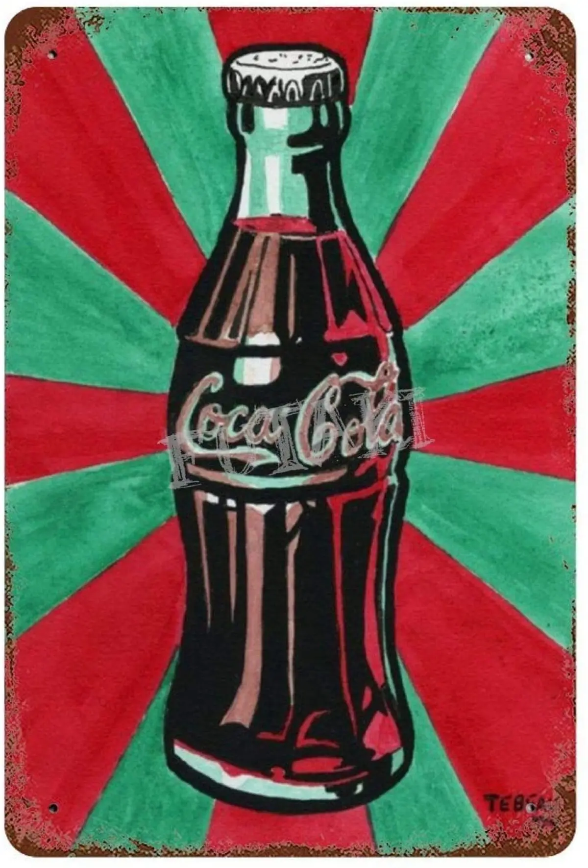 

Coca Cola 1 Vintage Tin Sign Art Iron Painting Rusty Poster Decoration Aluminum plaque