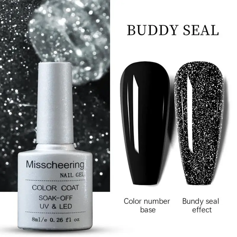 

Профессиональный маникюрный уплотнительный клей Bundi, 8 мл, универсальный уплотнительный слой, блестящий отражающий уплотнительный клей Bundi TSLM1