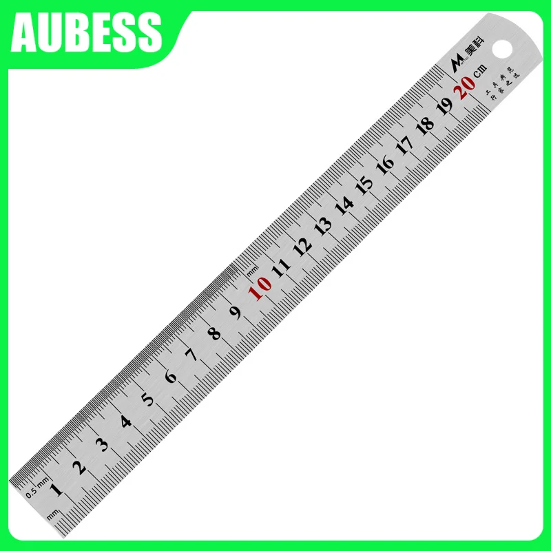 

30cm/12 Inch Measuring Tool Measuring Tools Straightedge Double Side Scale Precision Double Side Metric Rule Tools And Gadgets