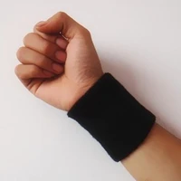 cotton sweatband wristband unisex cloth sports wrist tennis badminton yoga sweat wristband strap sport accessories