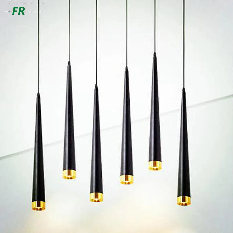 

Modern Simple And Simple COB Chandelier Bar Restaurant Front Desk Cylindrical Conical Single Head Chandelier