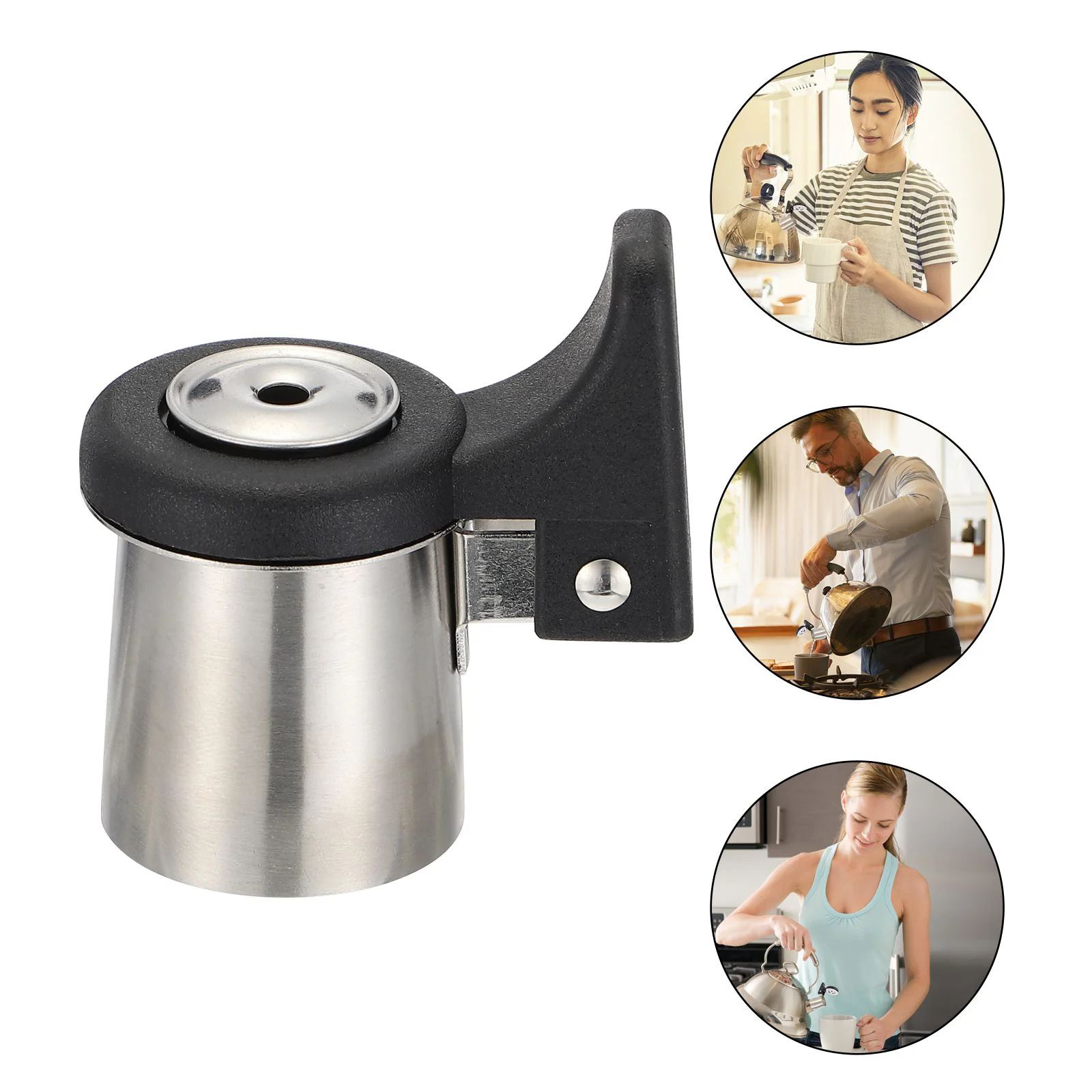 

Kettle Whistle Whistling Spout Nozzle Teapot Tea Attachment Water Flute Replacement Boiling Alarm Lid Replace Parts Pipe Tip